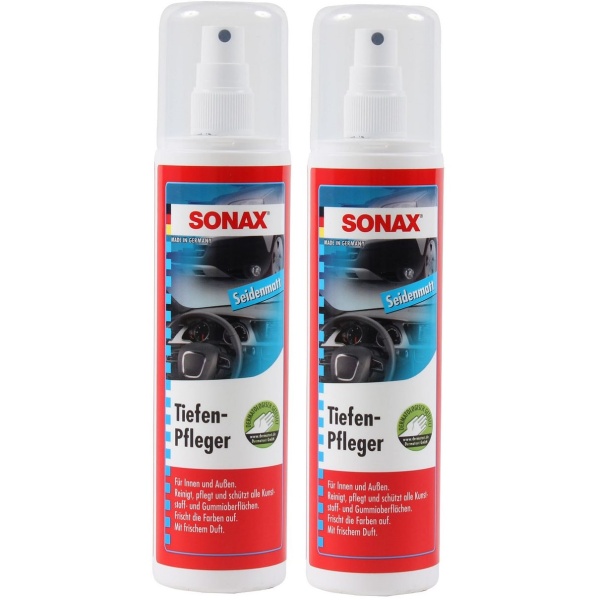 Set 2 Buc Sonax Trim Protectant Matt Solutie Pentru Intretinerea Suprafetelor Din Plastic Cu Efect Mat 300ML 383041
